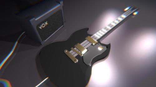 E.Guitar + Vox Amp preview image